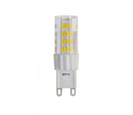 
                  GTV ŻARÓWKA LED SMD 2835 CIEPŁA BIAŁA 3000K G9 5W 420LM LD-G9P5W0-30